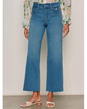 Sanctuary Skipper Crop Jean Blue Aura