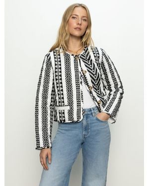 Sanctuary Crafted Coco Jacket Crafted Stripe - Blue