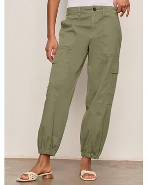 Sanctuary Vista Pant Covert Green - Natural