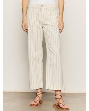 Sanctuary The Marine Jean Bleached White Pinstripe - Natural