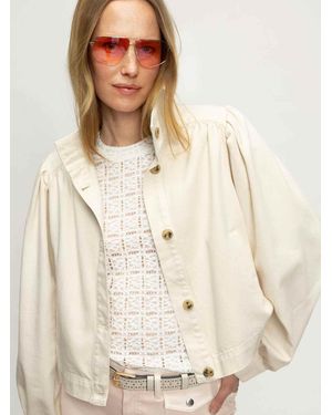 Sanctuary Charlotte Twill Jacket Collagen - Natural