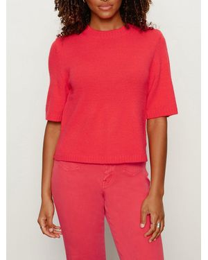 Sanctuary Perfect Sweater Tee Tulip Petite Sizing - Red