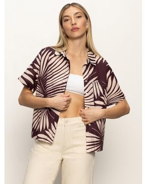 Sanctuary Sanc Souvenir Shirt Mesa Palm - Natural