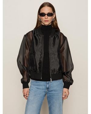 Sanctuary Shane Organza Bomber Black