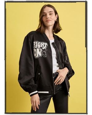 Sanctuary Sanctuary X Peanuts 75th Anniversary Right On Jacket - Black