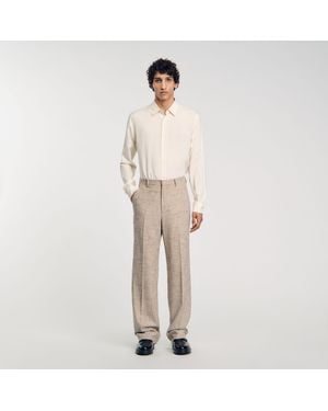 Sandro Suit Trousers - Natural