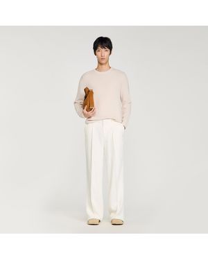 Sandro Crew-Neck Jumper - White