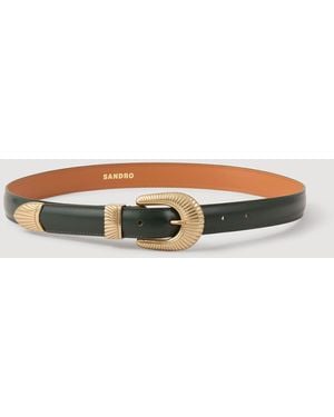 Sandro Leather Belt - Multicolour