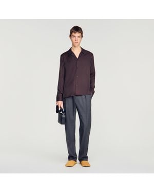 Sandro Fluid Shirt - Blue