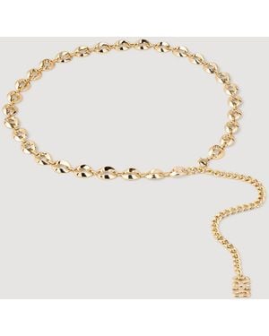 Sandro Chain Belt - Metallic