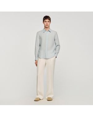 Sandro Linen Shirt - Grey