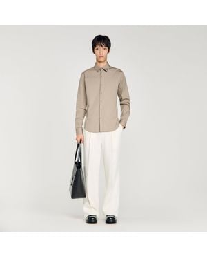 Sandro Formal Shirt - Natural