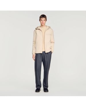 Sandro Nylon Windbreaker - Blue