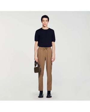 Sandro Cargo Trousers - Blue