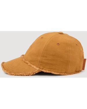 Sandro Cotton Cap - Brown