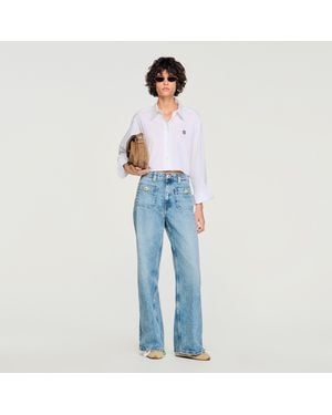 Sandro Faded Jeans - Blue