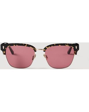 Sandro Acetate Logo Sunglasses - Pink