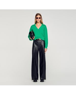 Sandro Polo-Neck Jumper - Green