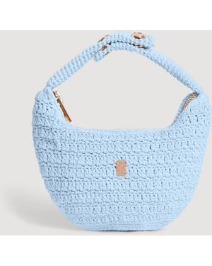 Sandro Crochet Small Leather Goods - Blue