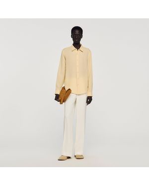 Sandro Linen Shirt - White