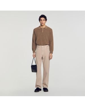 Sandro Jean baggy effet délavé - Neutre