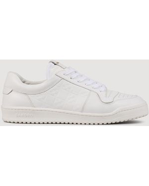 Sandro Low-Top Leather Trainers - White