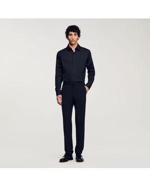 Sandro Plain Shirt - Blue