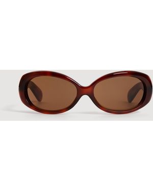 Sandro Oversized Sunglasses - Brown