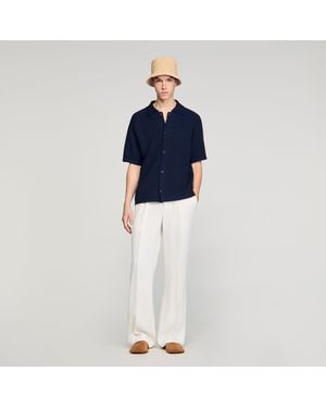 Sandro Jute Shirt - Blue