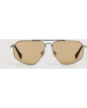 Sandro Metal Aviator Sunglasses - Multicolour