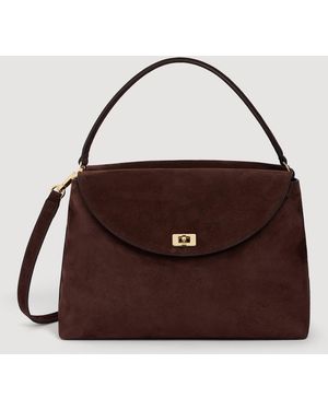 Sandro Sac en daim le grand bazaar - Marron