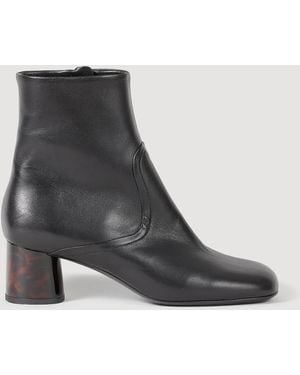 Sandro Leather Boots - Black