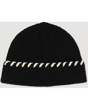 Sandro Knit Hat - Black