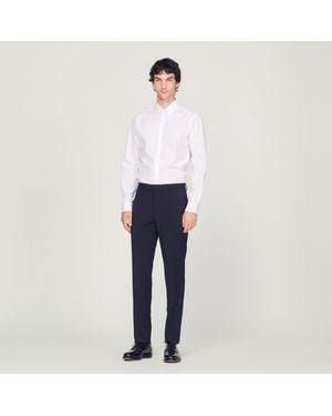 Sandro Tuxedo Trousers - Blue