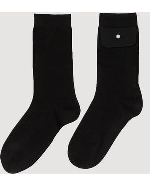 Sandro Chaussettes à détail perle - Noir