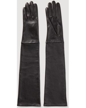 Sandro Long Gloves - Black