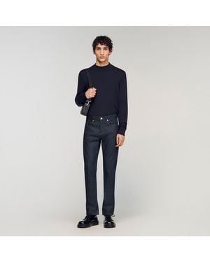 Sandro Waterless Narrow Cut Jeans - Blue