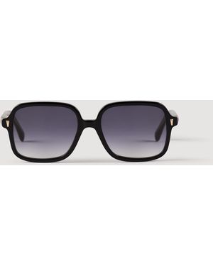 Sandro Lunettes de soleil rectangulaires - Bleu
