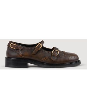 Sandro Buckle Derbies - Black