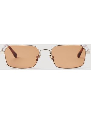Sandro Acetate And Metal Sunglasses - Pink