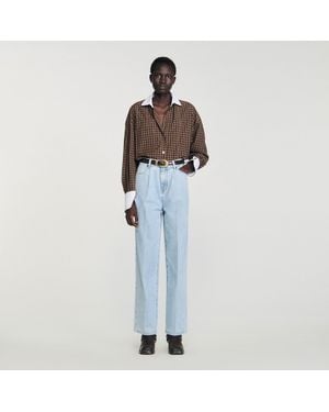 Sandro Straight-Leg Jeans - Blue
