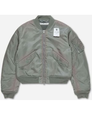 Acne Studios Washed Bomber Jacket - Grey