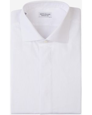 Santa Eulalia Camisa De Smoking - White