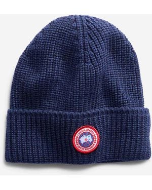 Canada Goose Rib Toque Mütze - Blau