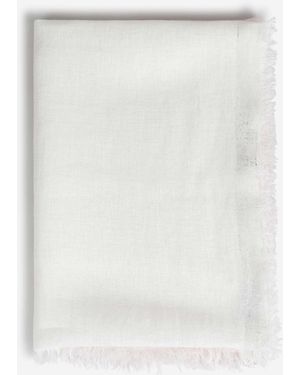 CASHÀ Iris Scarf - White