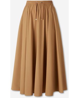 Herno Stretch Midi Skirt - Natural