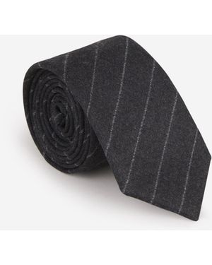 Bigi por Santa Eulalia Striped Motif Tie - Black