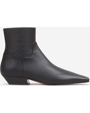 KHAITE Marfa Flat Boots - Black