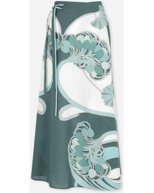 La DoubleJ Sarong-Rock - Grün