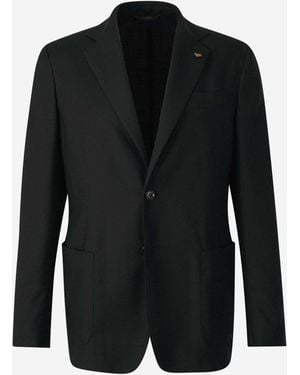 Colombo Floral Silk Tie - Black